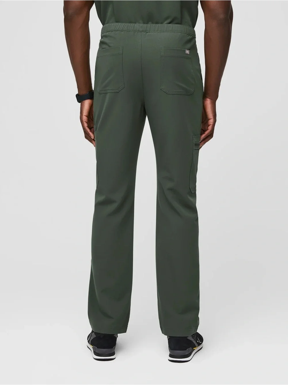 NWT Figs Men’s Moss Olive Green Cairo Cargo Straight-Leg Scrub Pants Size XL